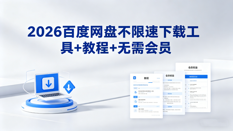 2026百度网盘无需会员不限速下载工具+实测下载速度可达100MB/s