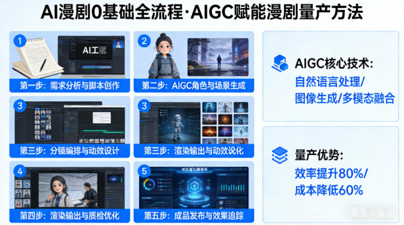 AI漫剧0基础全流程,快速掌握AIGC赋能的漫剧量产方法-云顶