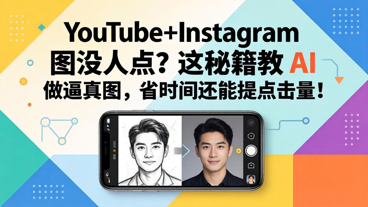 YouTube+Instagram图没人点？这秘籍教 AI 做逼真图，省时间还能提点击量-云顶