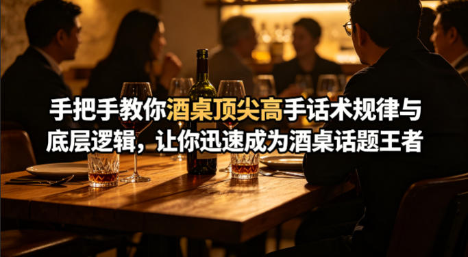付费文章：手把手教你酒桌顶尖高手话术规律与底层逻辑，让你迅速成为酒桌话题王者(二十年全网独家经验分享)-云顶