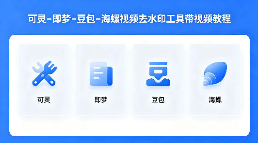 可灵–即梦–豆包–海螺视频去水印工具带视频教程-元界