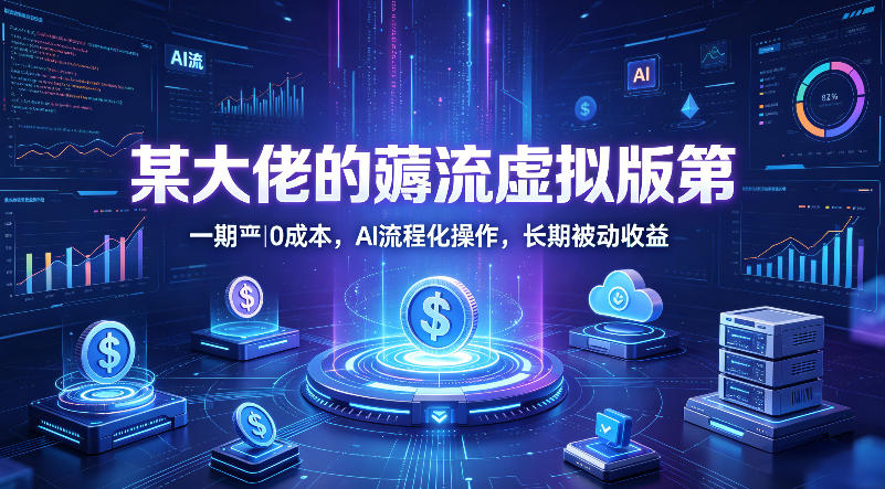 某大佬的薅流虚拟版第一期丨0成本，AI流程化操作，长期被动收益-元界