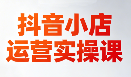 李老师·抖音小店运营实操课(更新2026)-元界
