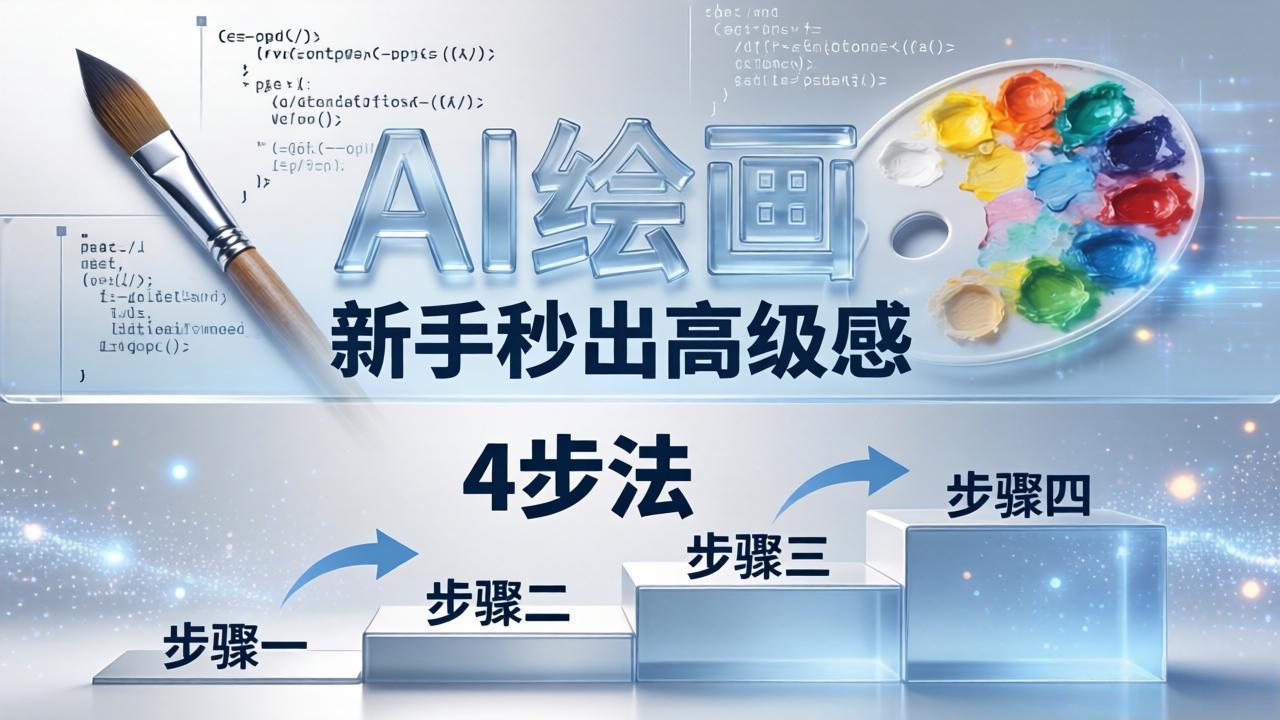 AI绘画入门别再硬磕了！即梦4步法：万能提示词公式+BRTR框架，新手秒出高级感-元界